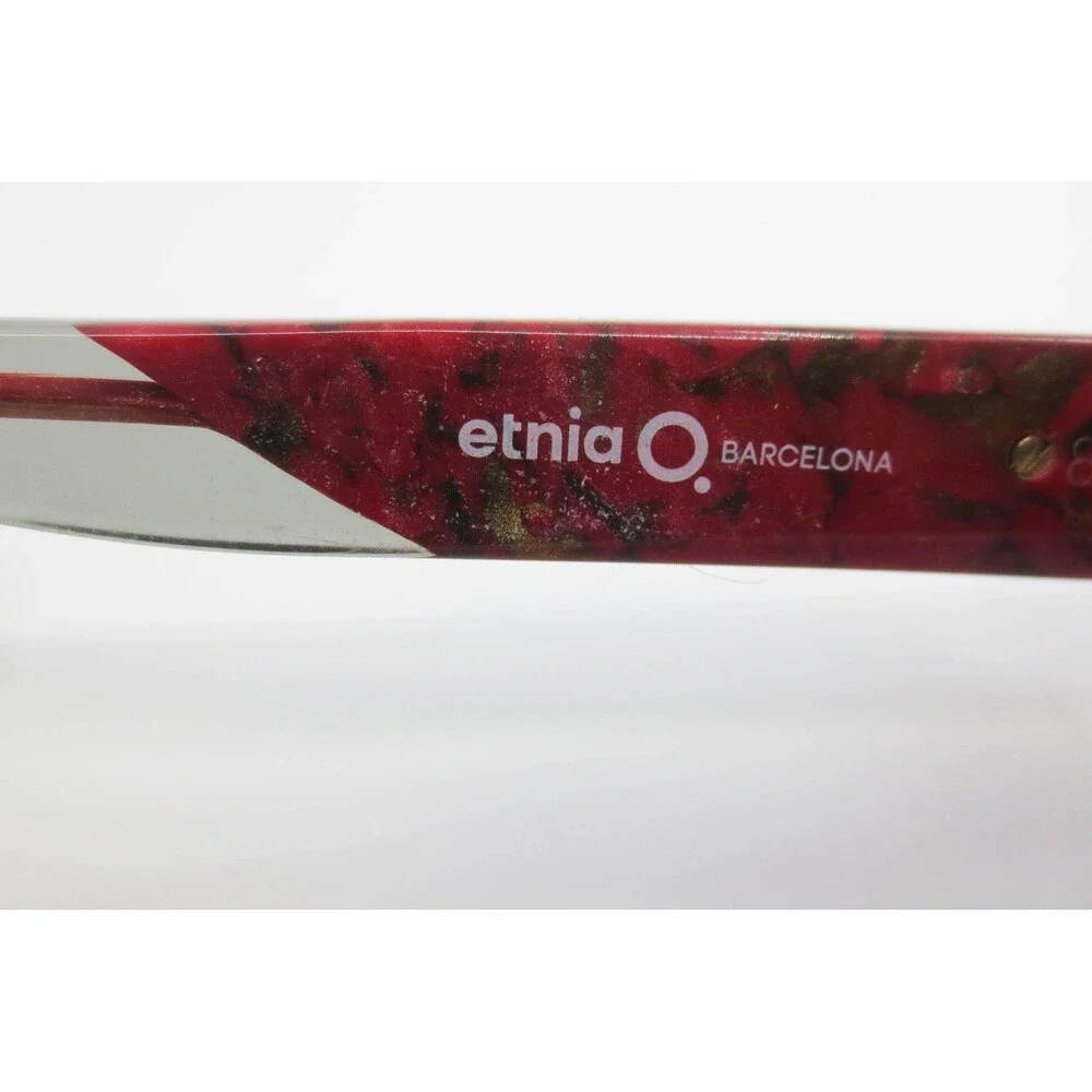 Etnia Barcelona Pavia GYRD Red Marble Grey Cat Eye Eyeglasses Frames 55-16-140